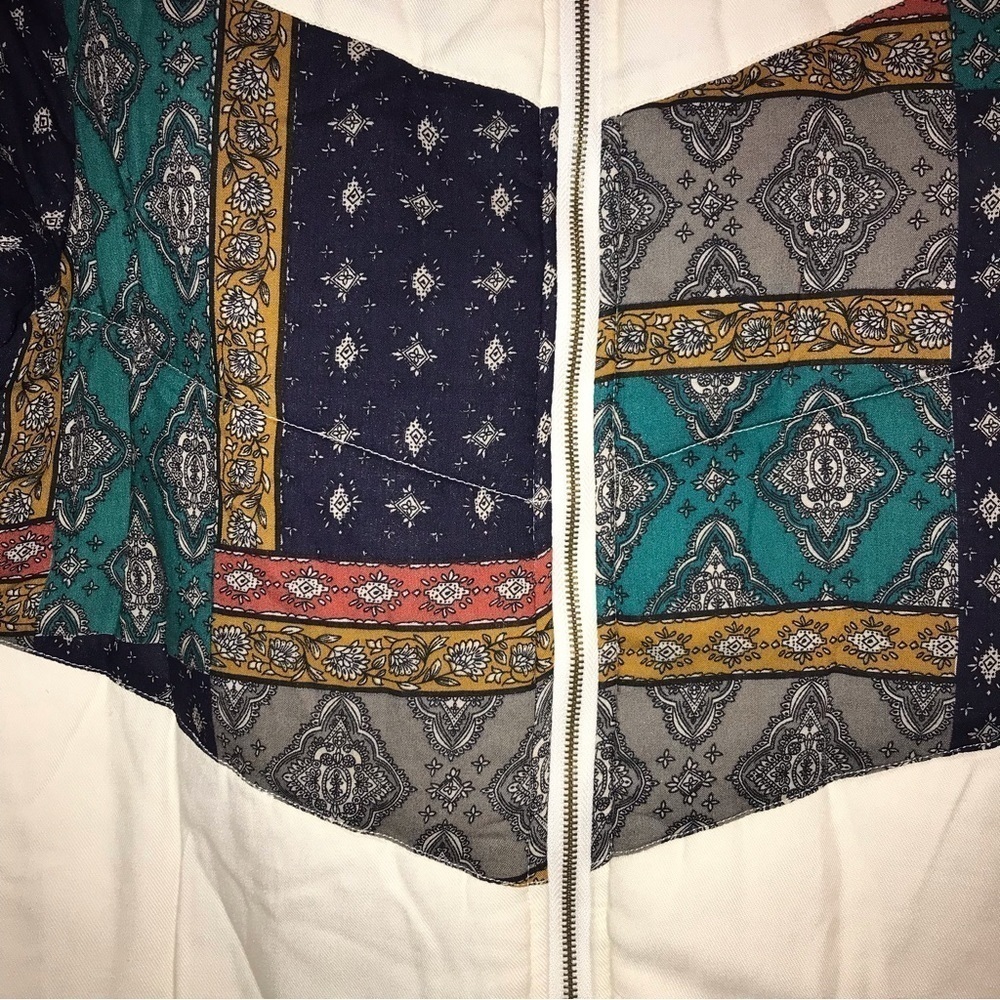 Polagram Quilted Patchwork Design Jacket - image 3